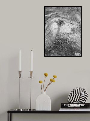 Abstract Artwork Greyscale #4