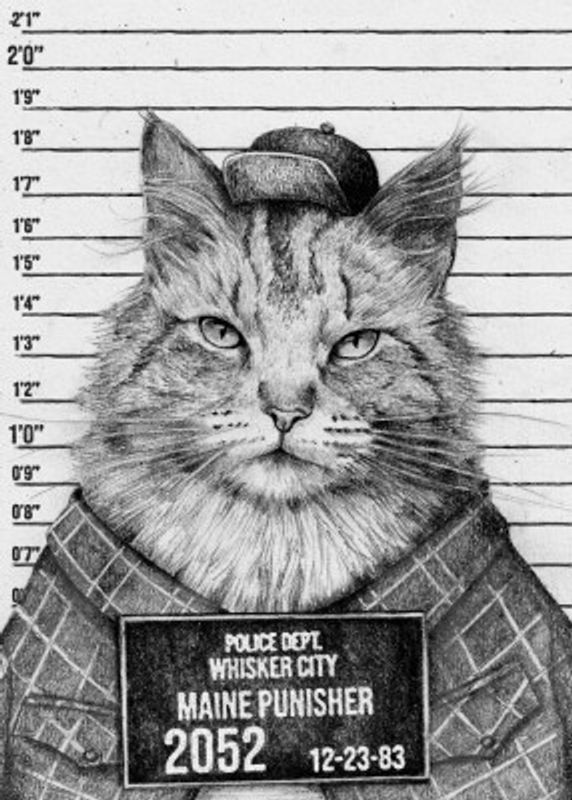Cat In A Police Lineup