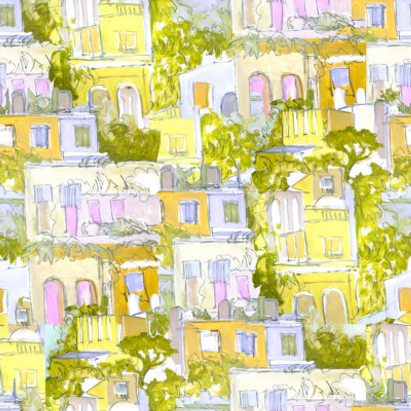 Repeatpat Village2 Pastel Yellow