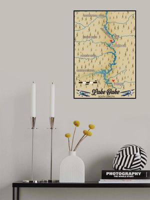 Lake Oahe South Dakota Map