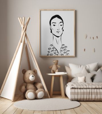 Bold Lines, Quiet Gaze