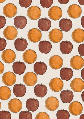 Illustrated Fruit Pattern