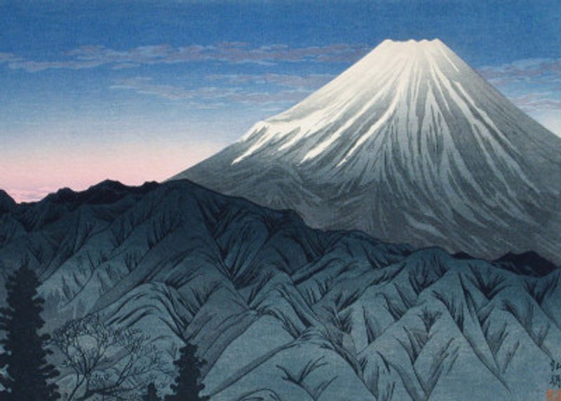 Mount Fuji From Hakone (1930)