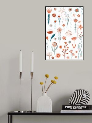 Colorful Array Of Stylized Flowers