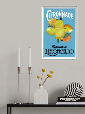 Citronnade Limoncello On Blue and Black