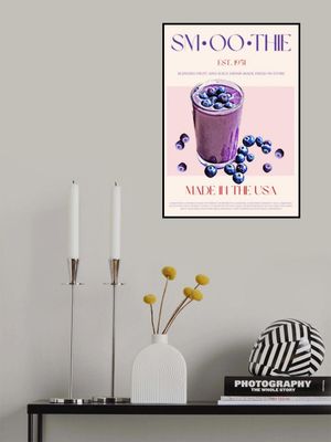 Blueberry Smoothie Illustration