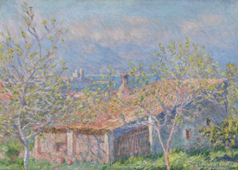 Gardener's House At Antibes (1888) By Claude Monet