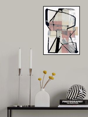 Line Art Patchwork Print No2