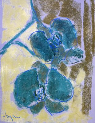 Orchid Sisters Ii   Blue