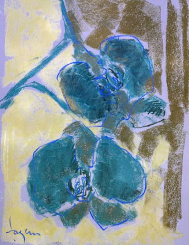 Orchid Sisters Ii   Blue