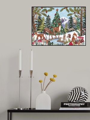 Animal Winter Scene Christmas
