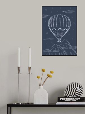 Air Balloon Vintage Blue