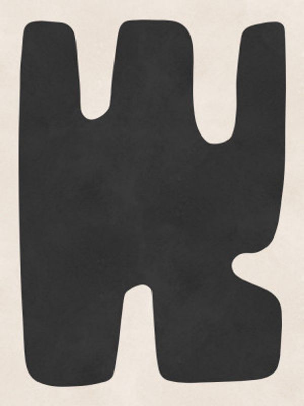 Black expressive form 1