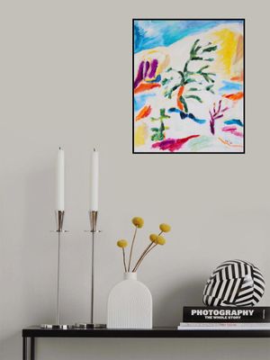 Snow At The Forest Edge, Tamara Jare, oil on canvas