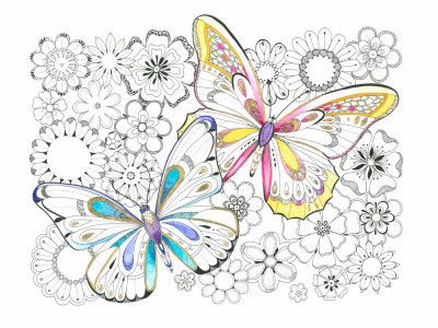 Butterflies Delicate Tints