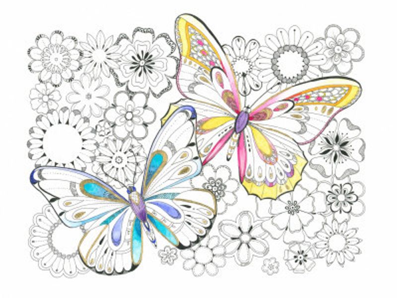 Butterflies Delicate Tints