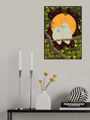 Love Birds Whispers of the Jungle Night