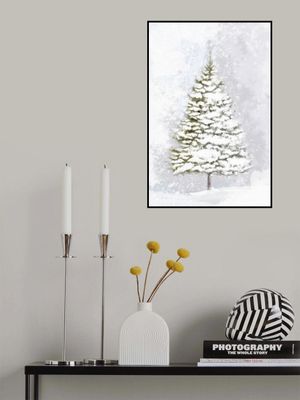 Lone fir in the snow