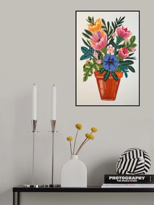 Potted Florals Colorful Flowers