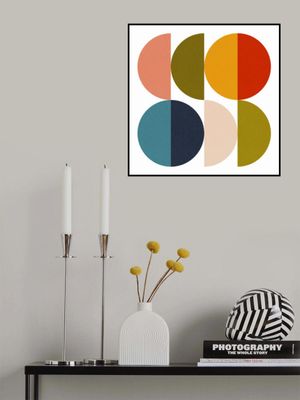 Mid Century Geometric Color Play 2
