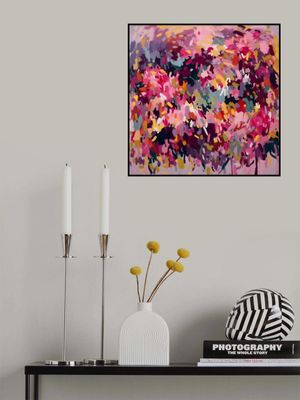 Vibrant Floral Abstract