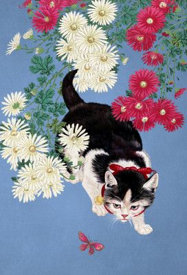 A Cat's Hunt for Butterflies