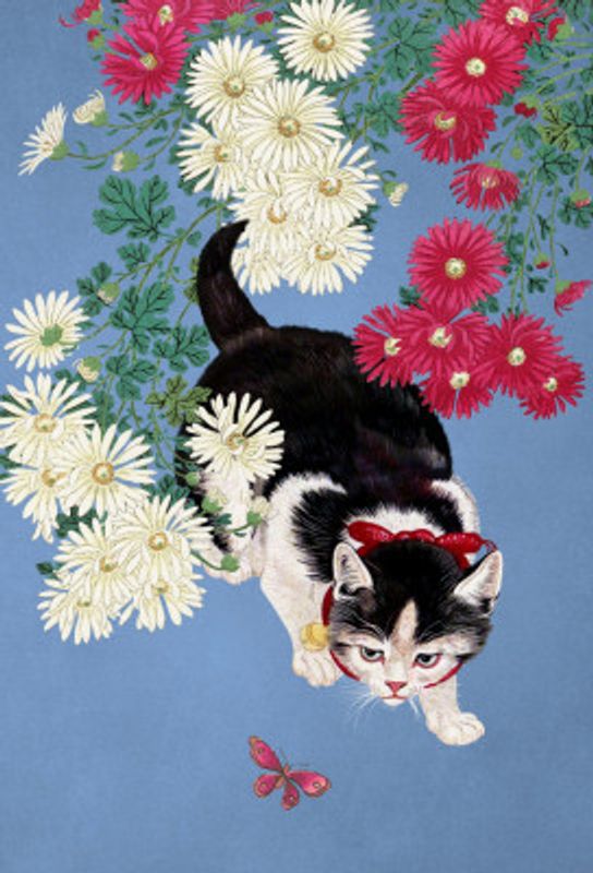 A Cat's Hunt for Butterflies