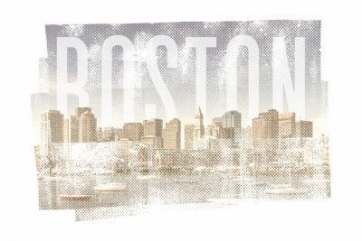 BOSTON Skyline | Vintage
