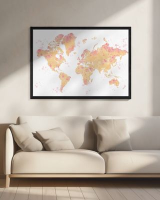 Amanda world map silhouette