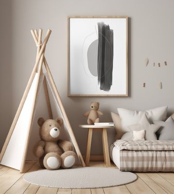 Monochrome Brushstrokes