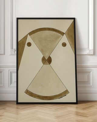 Brown Geometric Balance