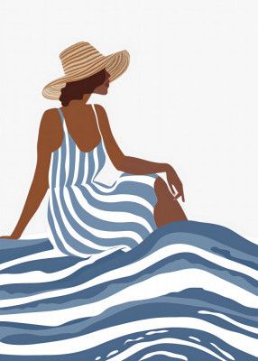 The Girl In the Striped Dress