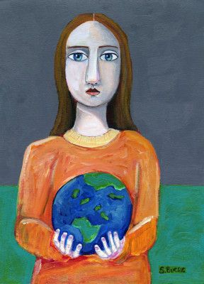 She had the world in her hands