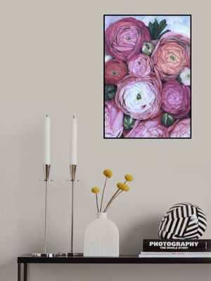 Arleth ranunculus bouquet in cold pink