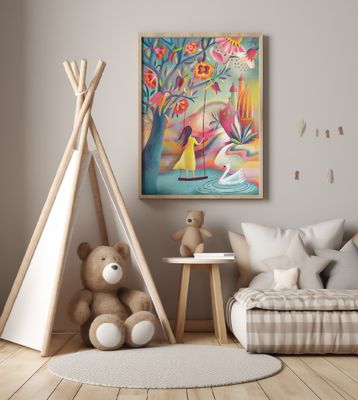 Woman With Dream Palace