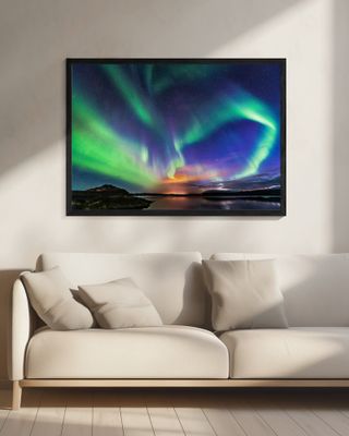 The aurora in Iceland