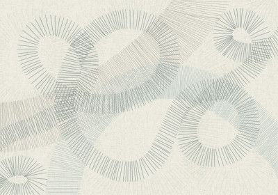 calming essentials Curved Lines blue