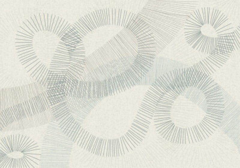 calming essentials Curved Lines blue