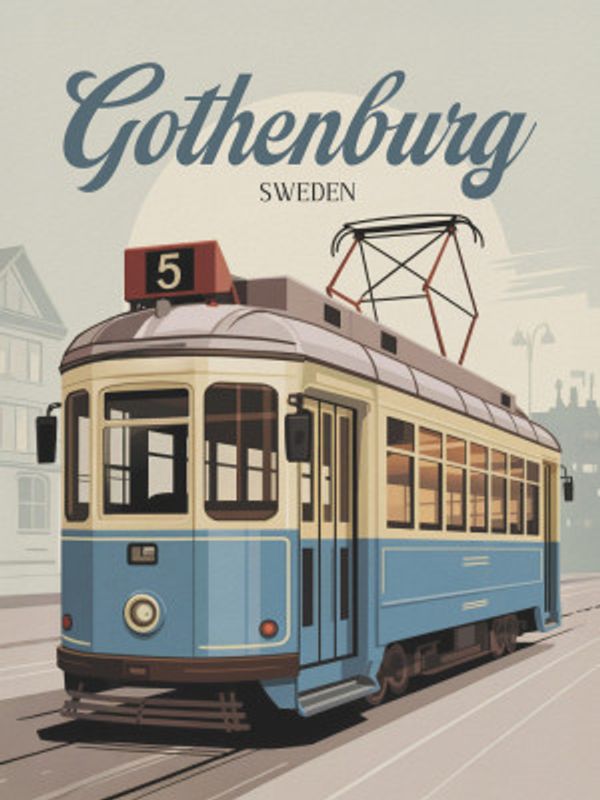 Gothenburg Travel Poster