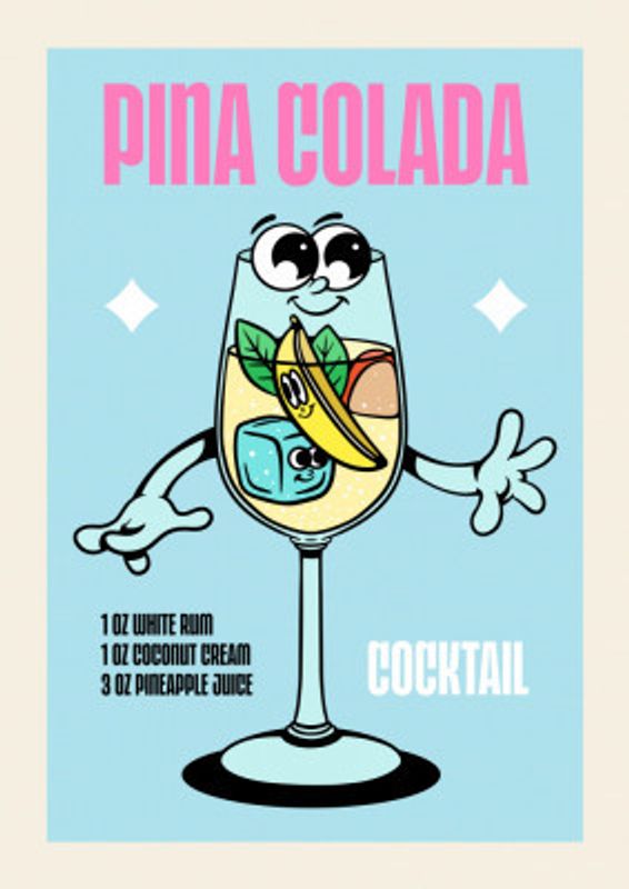 Cocktail Character Design