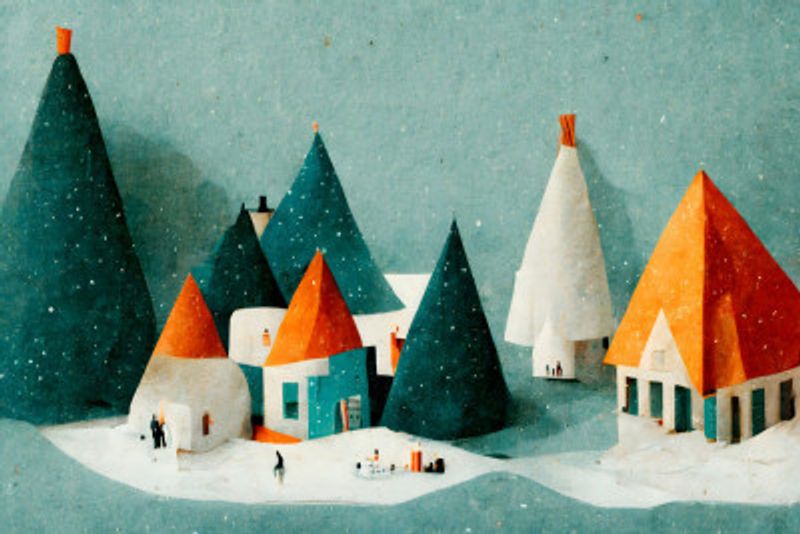 Cute Paper Village