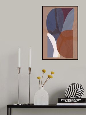 Geometric Shapes In Muted Colorful Tones