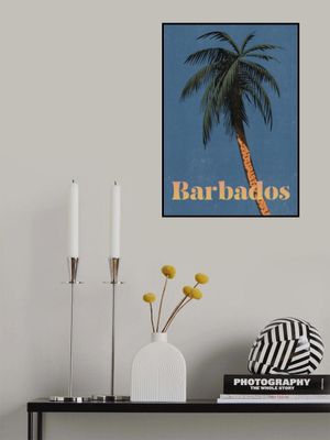 Barbados Vintage Travel Poster