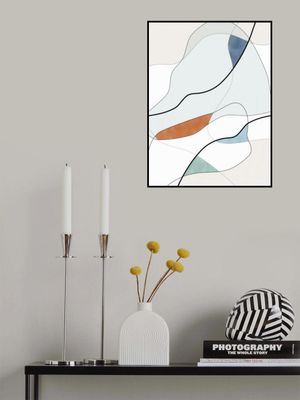 Fluid Shapes And Soft Color Blocks