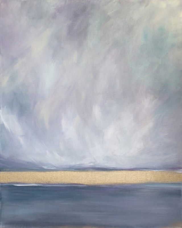 Peaceful Golden Horizon