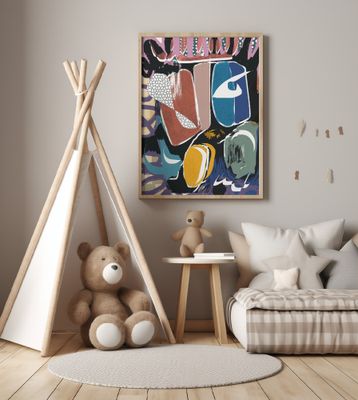 Playful Pebble Abstract