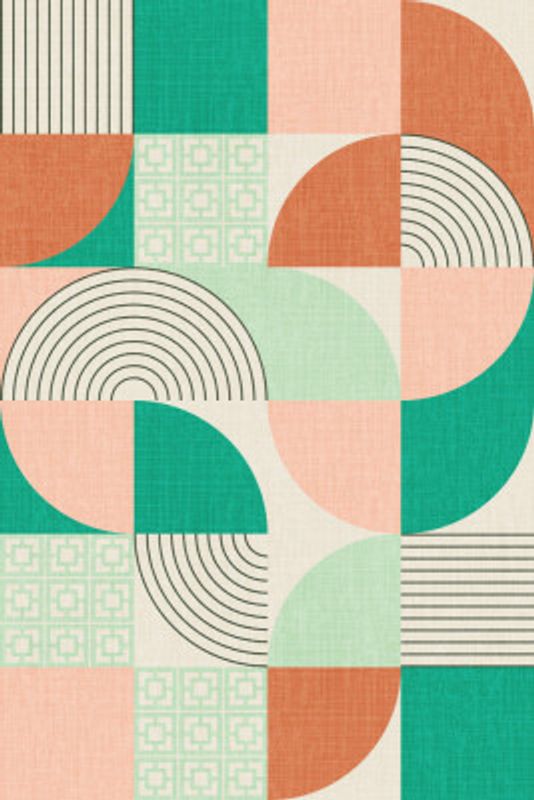 Palm Springs Desert Shapes Emerald