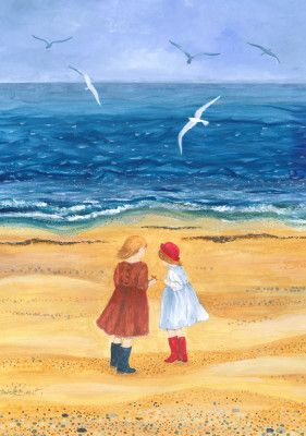 Friends On the Beach