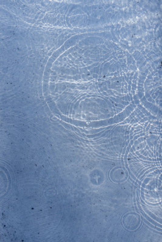 Calm Blue Water Ripples