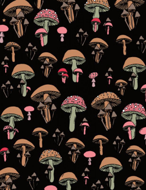 Mushrooms Cute Pattern
